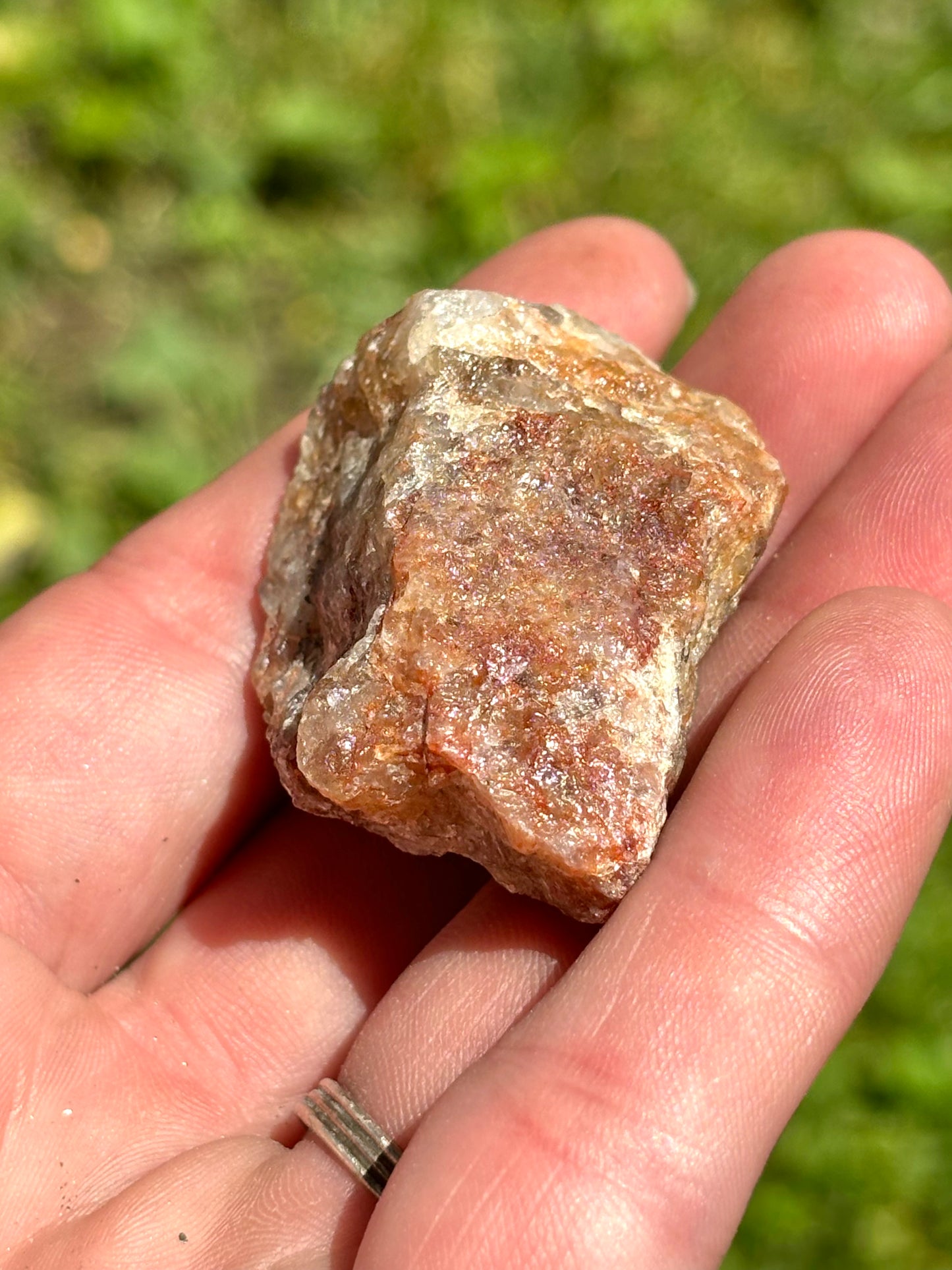 Natural Vermont Blood Quartz ~ Sourced in West Brookfield VT