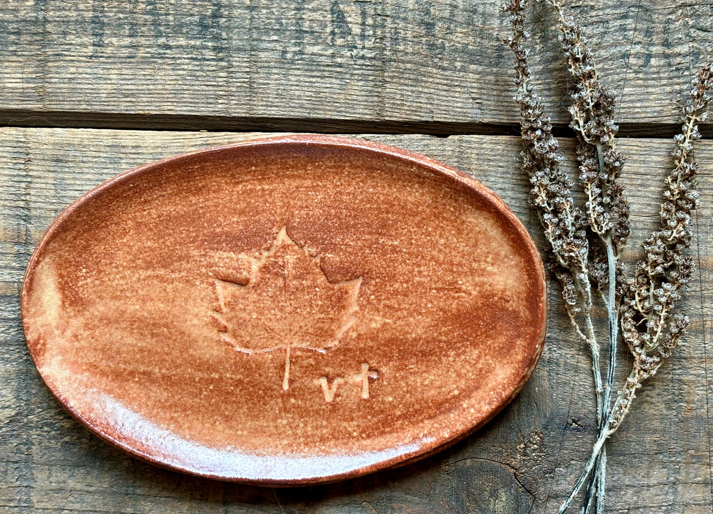 Rustic Vermont Soap Holder in Sedona Red