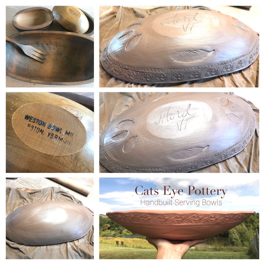 Hand building bowls!