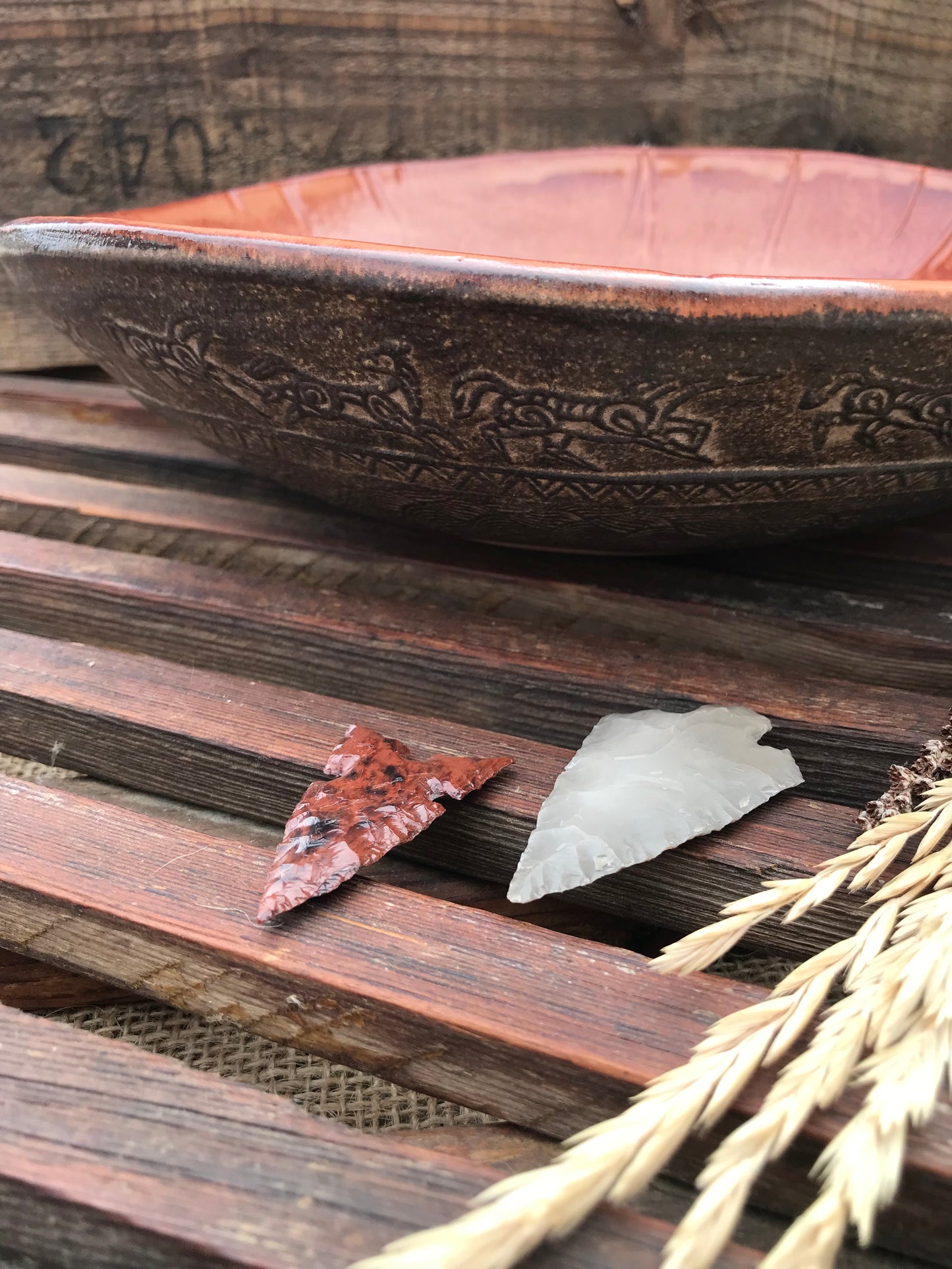 Rustic Wild Mustang Serving Bowl ~ 10” Diameter ~ 2.5” Depth~ Sedona Red & Brown