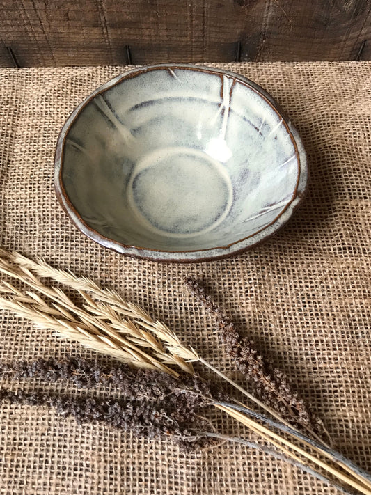 Rustic Wild Buffalo Prep Bowl/Ice Cream & Snack Bowl ~ Birch & Brown