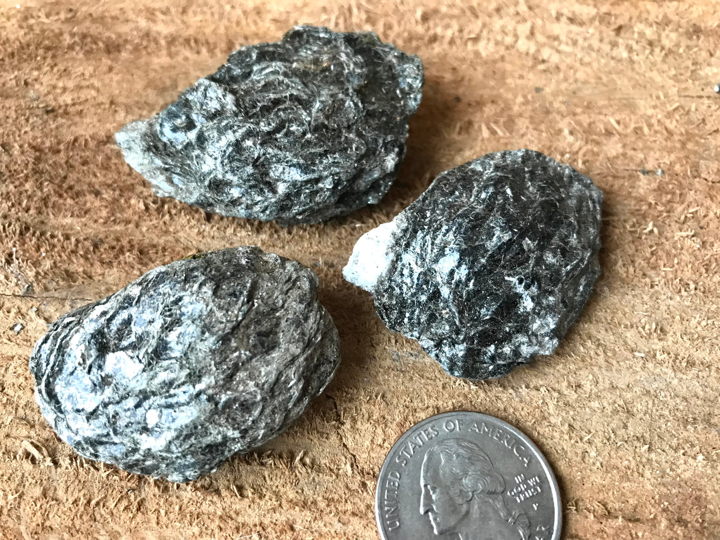 2.5 oz Natural Vermont Mica Nodules ~ “ Vermonts Own Birthing Stones” ~ Sourced in Bethel VT