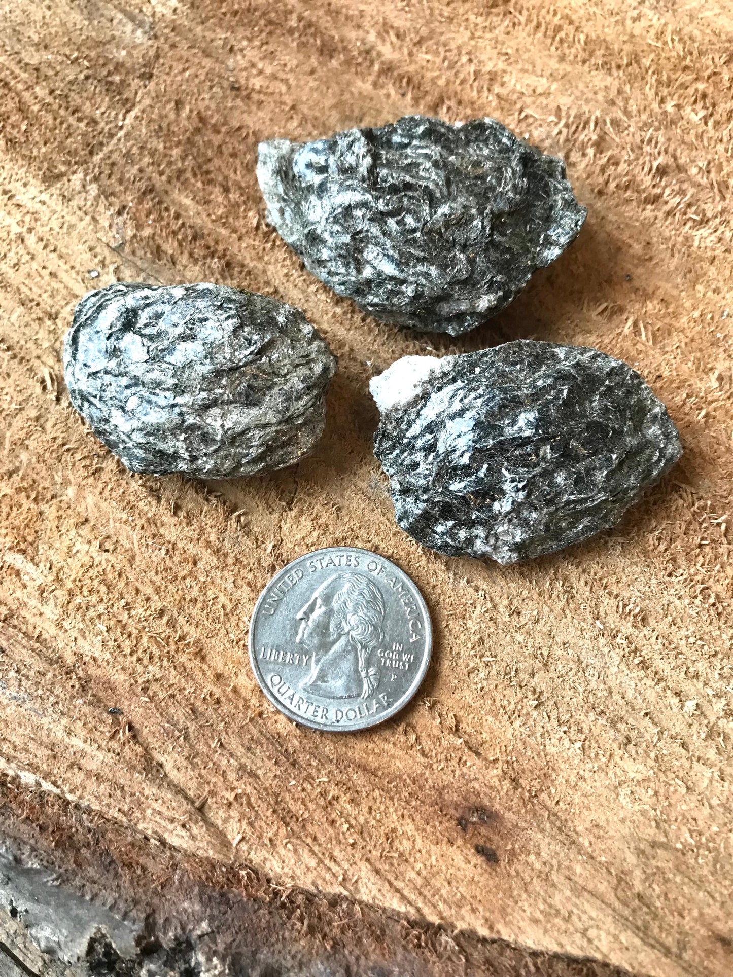 2.5 oz Natural Vermont Mica Nodules ~ “ Vermonts Own Birthing Stones” ~ Sourced in Bethel VT