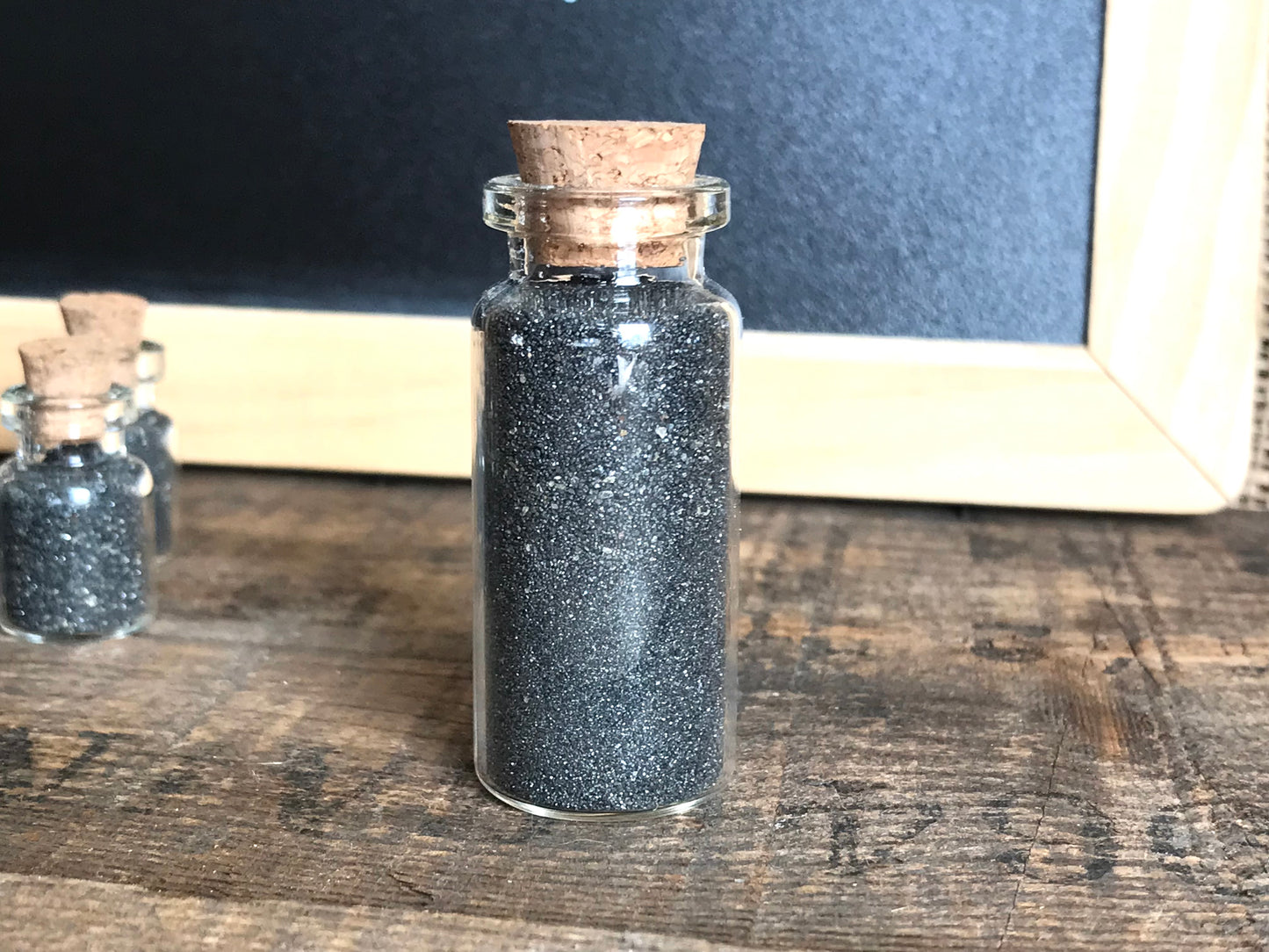 36 gram Glass Vial Natural Vermont Magnetite ~ Stockbridge VT