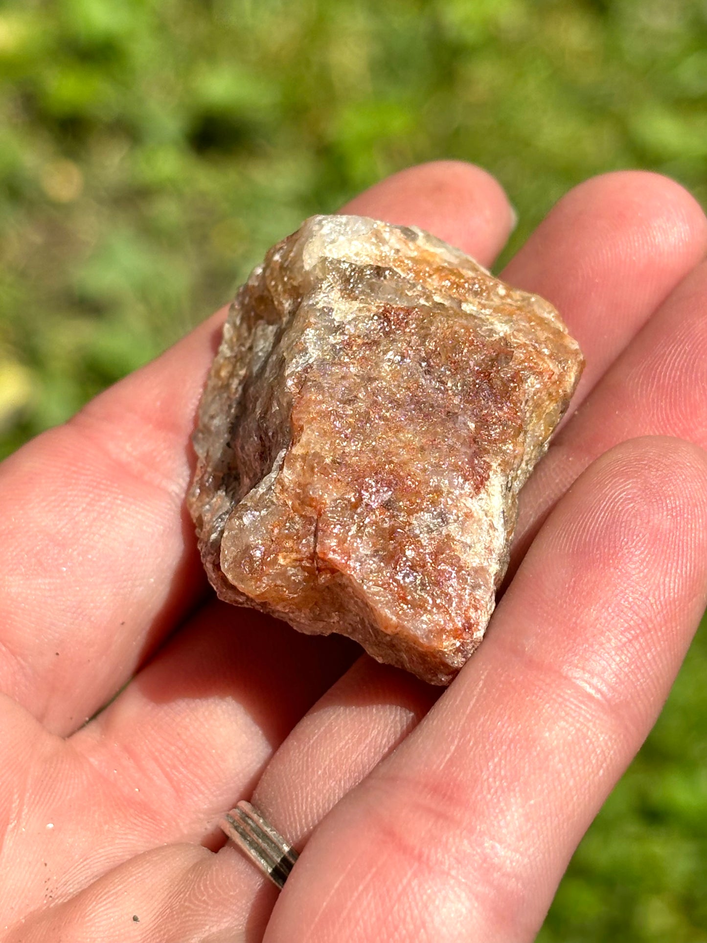 Natural Vermont Blood Quartz ~ Sourced in West Brookfield VT