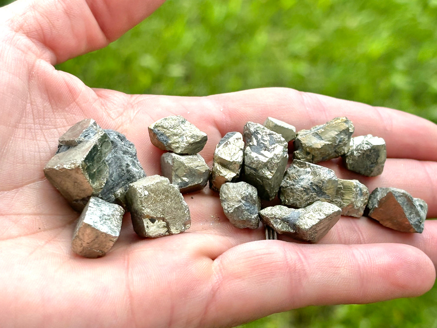 Natural Vermont Platinum Pyrite ~ 56 gram bag ~ Sourced in West Brookfield VT