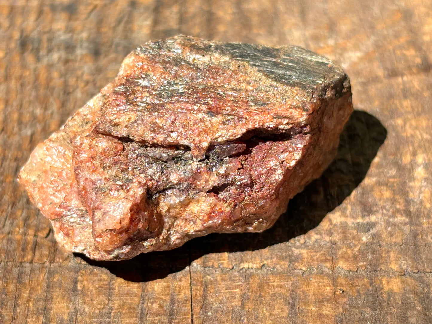 Natural Vermont Red Quartz Crystal ~ Sourced in Brookfield VT