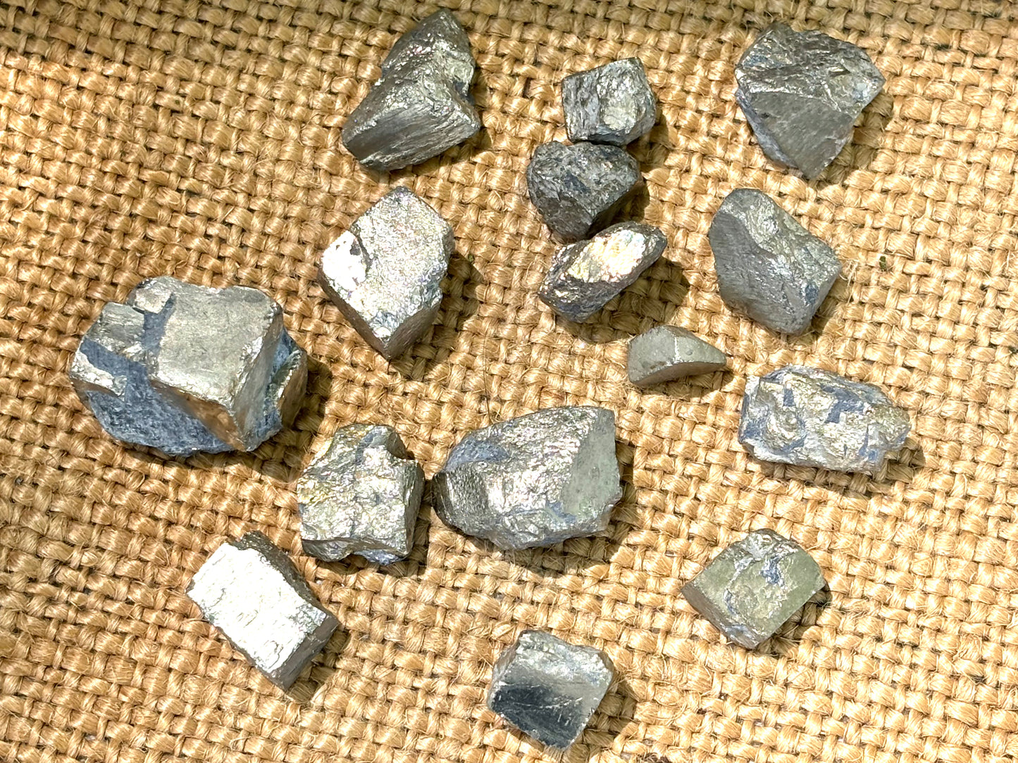 Natural Vermont Platinum Pyrite ~ 56 gram bag ~ Sourced in West Brookfield VT