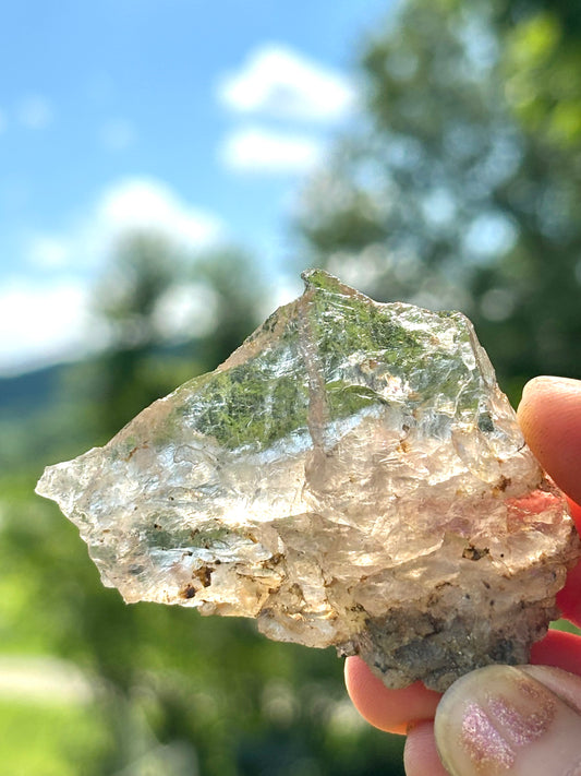 Natural Vermont Raw Quartz Crystal ~ Sourced in Brookfield VT