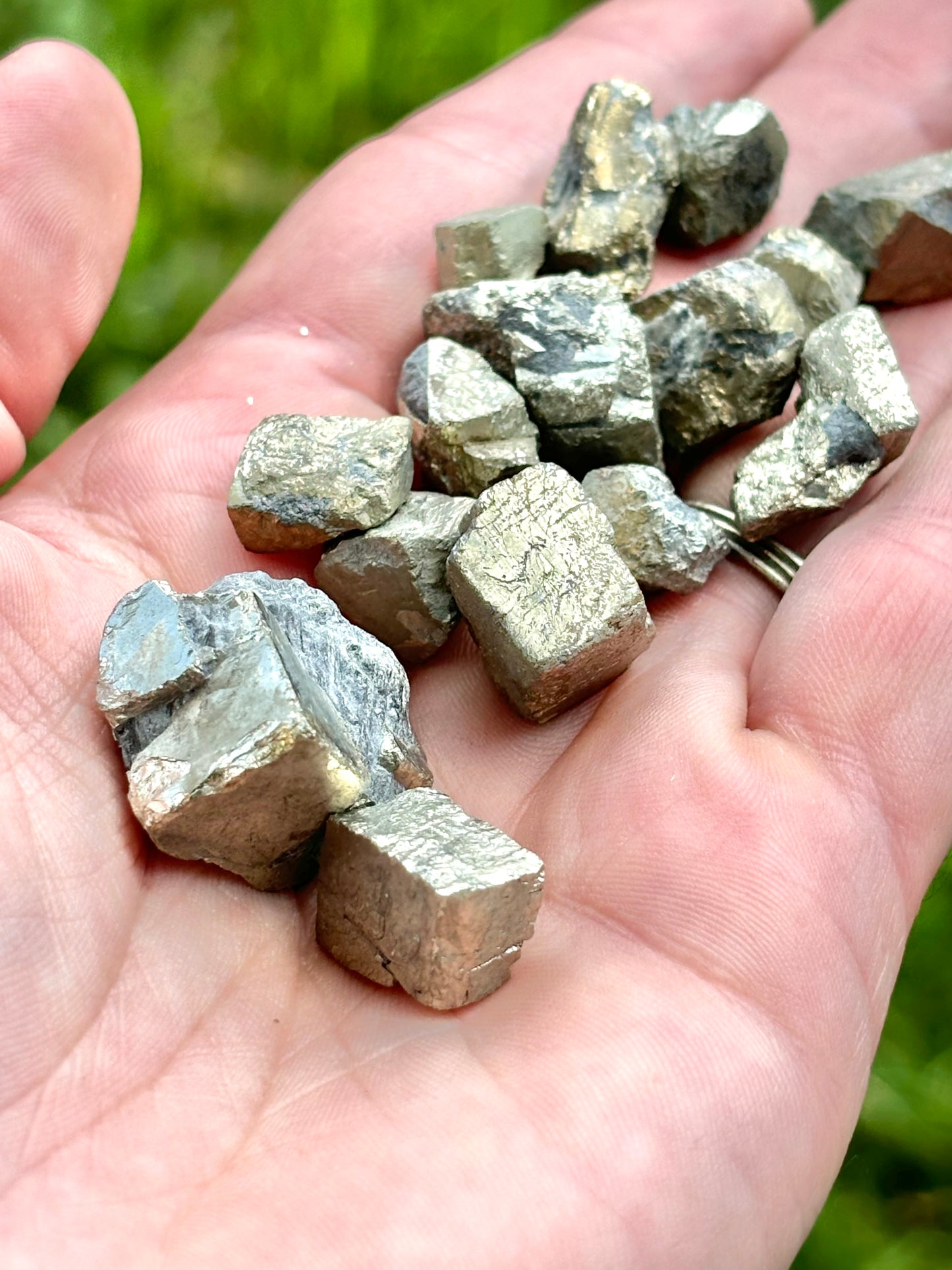 Natural Vermont Platinum Pyrite ~ 56 gram bag ~ Sourced in West Brookfield VT