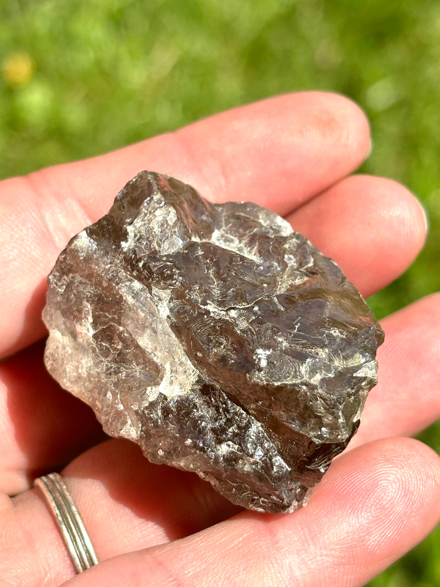 Natural Vermont Smokey Quartz Crystal ~ Sourced in Brookfield VT