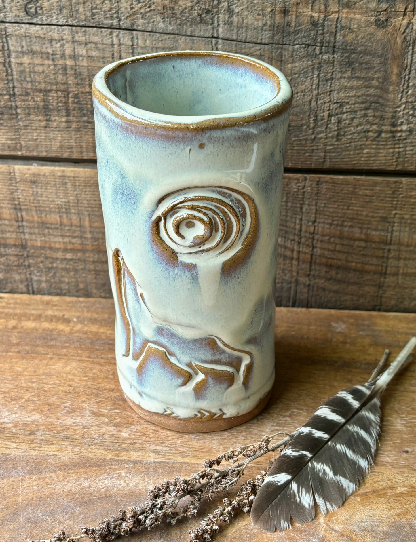 River Wolf Tall Boy Tumbler ~ 14 oz~ Birch Glaze