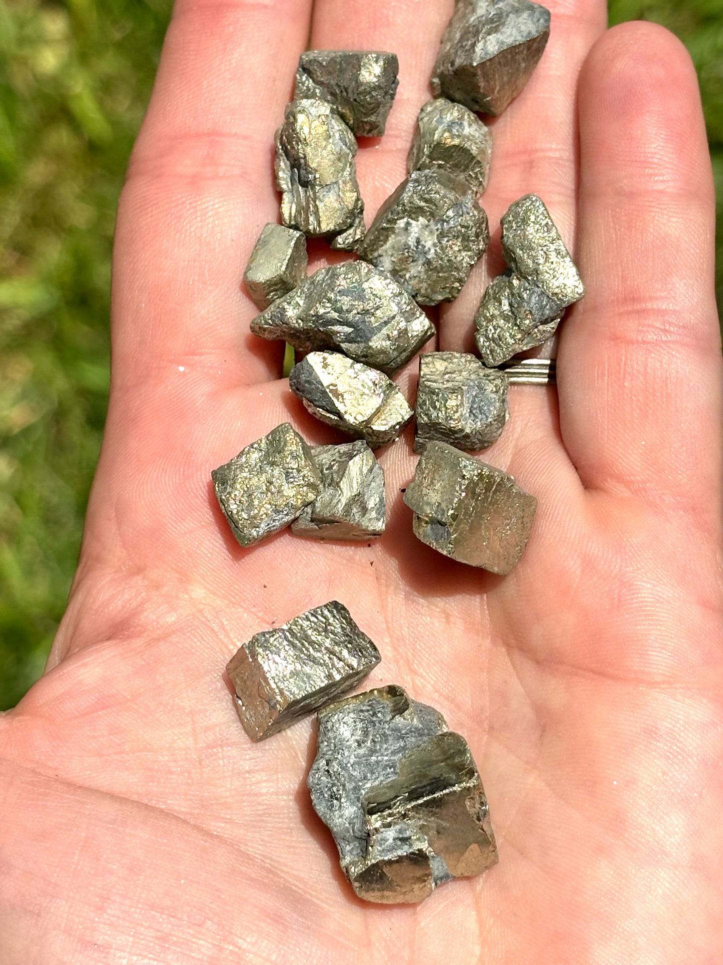 Natural Vermont Platinum Pyrite ~ 56 gram bag ~ Sourced in West Brookfield VT