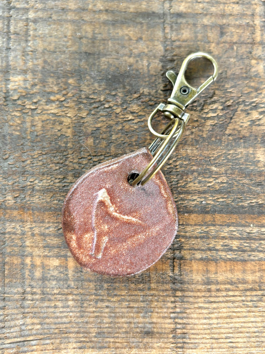 River Wolf Bag Tag/ Keychain Bling