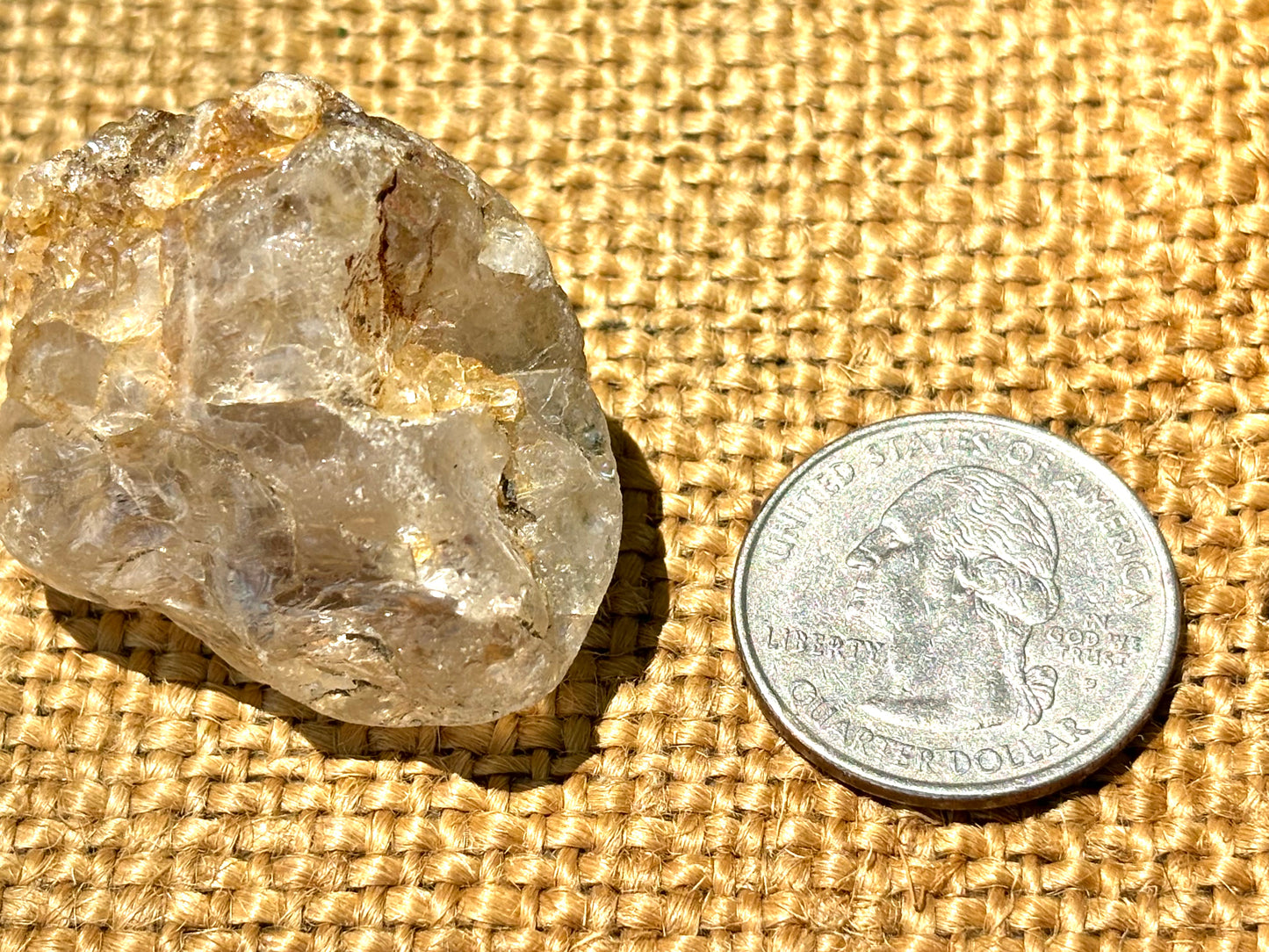 Natural Raw Vermont Quartz Crystal ~ Sourced in Brookfield VT