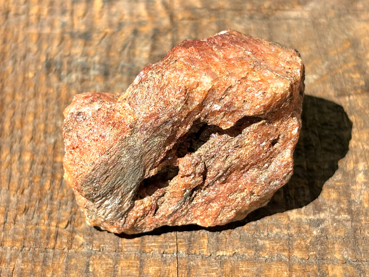 Natural Vermont Red Quartz Crystal ~ Sourced in Brookfield VT