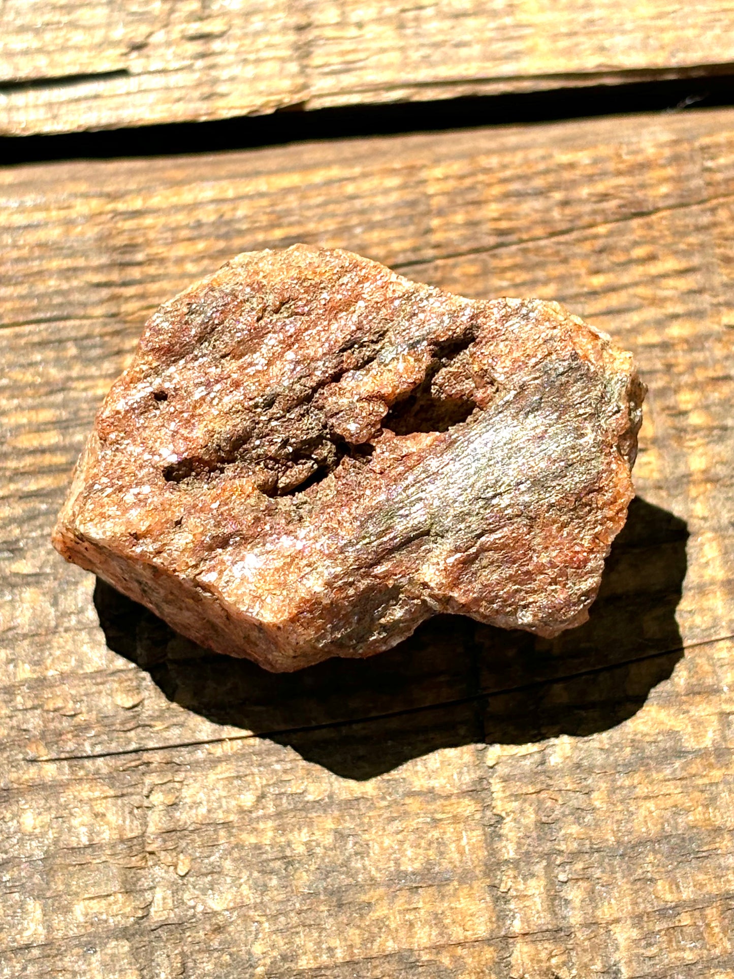 Natural Vermont Red Quartz Crystal ~ Sourced in Brookfield VT