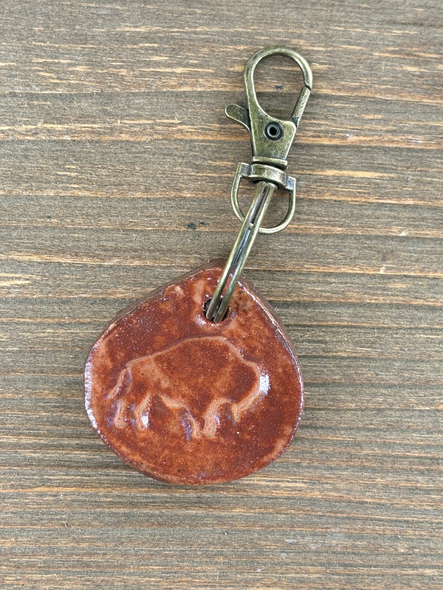 Wild Buffalo Bag Tag/ Keychain Bling