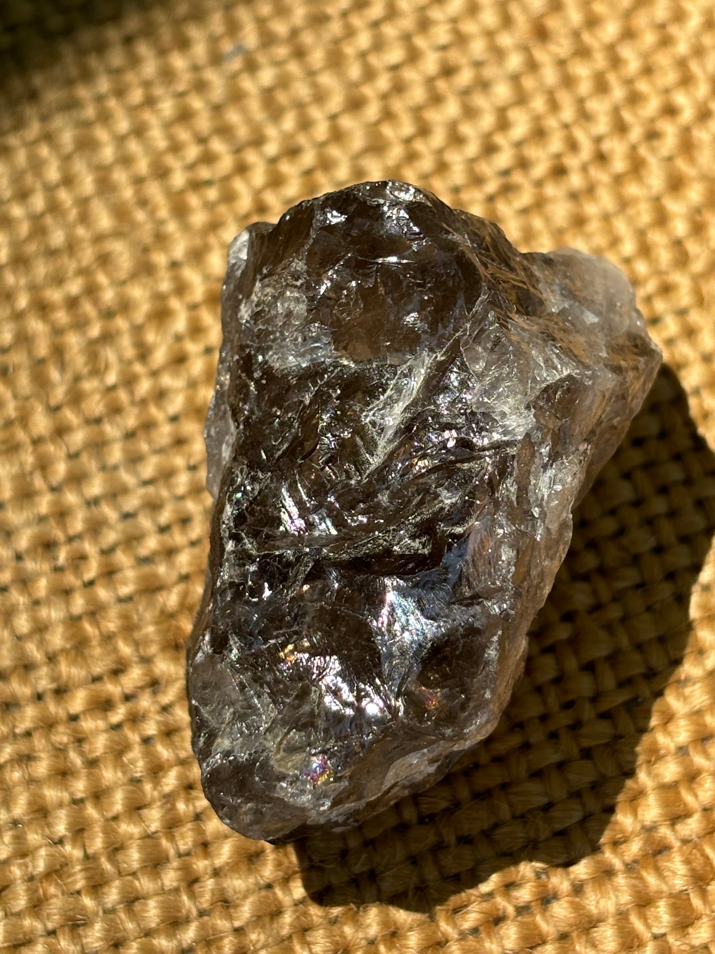 Natural Vermont Smokey Quartz Crystal ~ Sourced in Brookfield VT